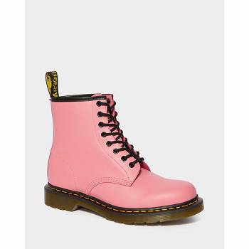 Dr Martens 1460 Smooth Kožené Lace Up - Ruzove Cizmy Damske, D217SK